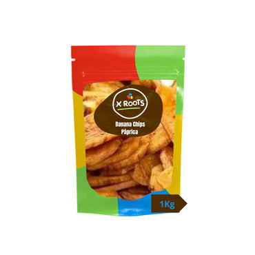 Banana Chips Sabor Páprica Xroots Premium a Granel - Xroots